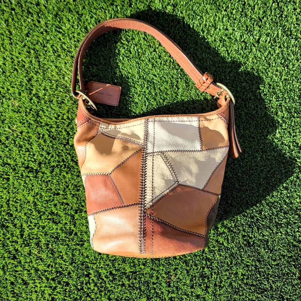 Vintage Coach 11462 Bleecker Vachetta Patchwork puzzle Duffle Limited Edition